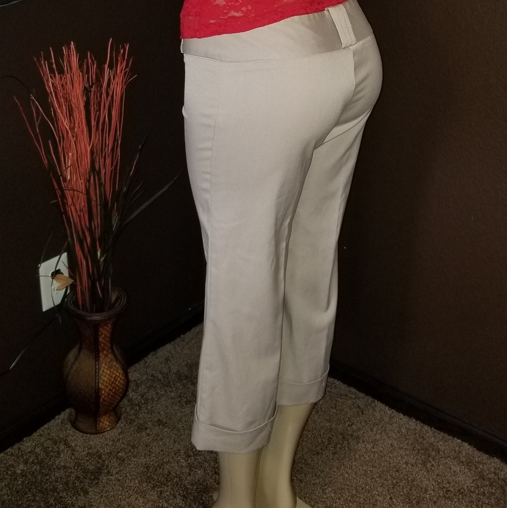 😍Beautiful Vintage Papaya Capri Pants L